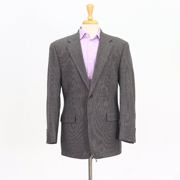 Chaps 40R Gray Blazer Sport Coat Jacket 2-Button Solid T366 - Picture 1 of 11